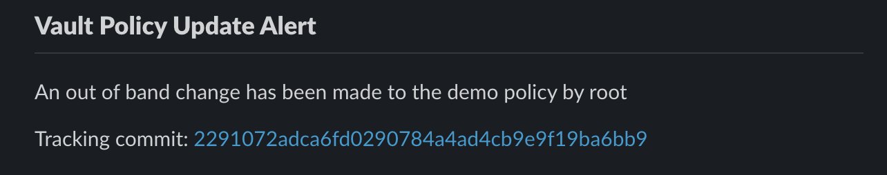 Detecting HashiCorp Vault Policy Changes